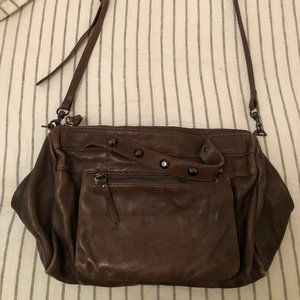 J.Crew Leather Grommet Bag